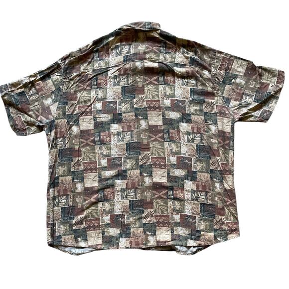 Woolrich Mens/teen Paprika Primitive Block Casual Button Down Size XL Natural - Picture 2 of 7